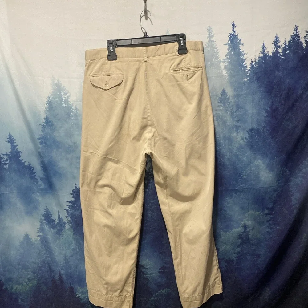 Vintage Polo Ralph Lauren Pants Men's 38x32 Beige Khaki Chino Hammond Pant